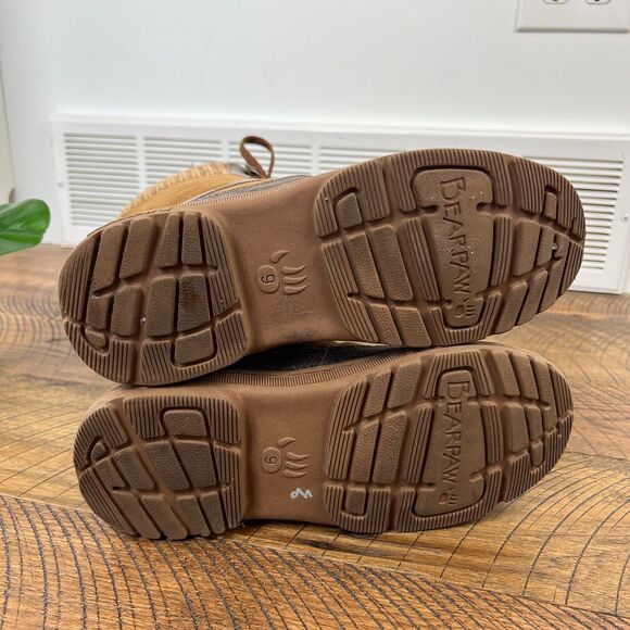 BEARPAW 9 womens Serena Suede Lace Up Winter Boots - Picture 7 of 8